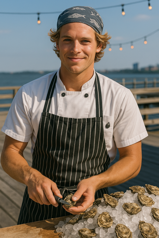 Sterling Silver Oyster Shell Pin