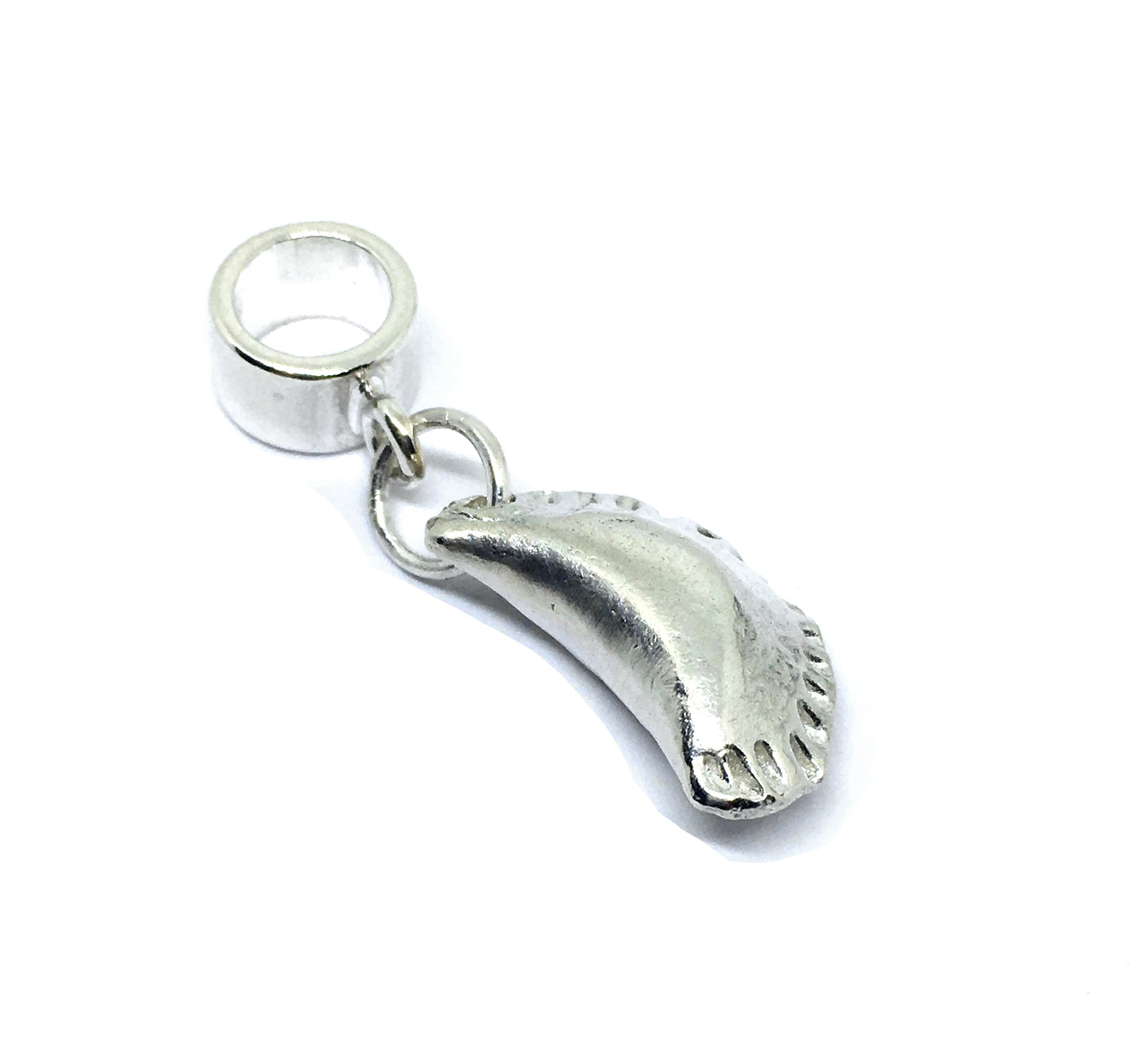 Pierogi Charm in Sterling Silver