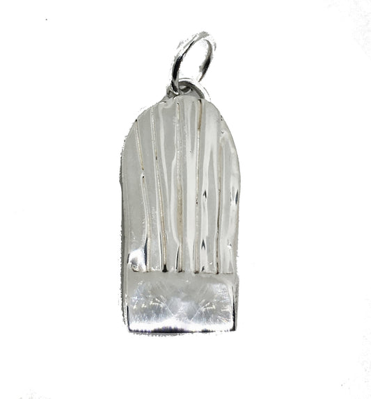 Chef Hat Charm in Sterling Silver