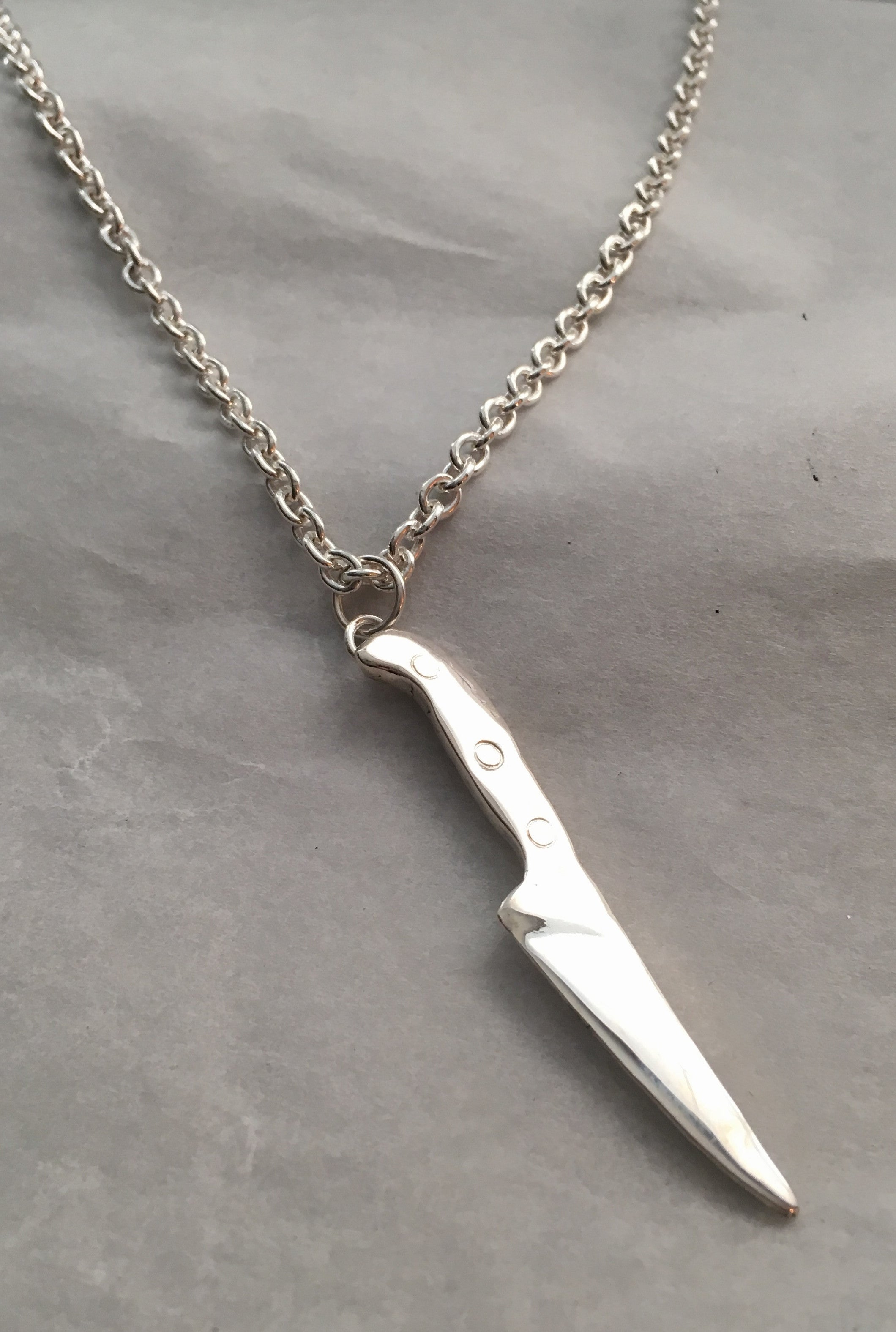 ネックレス・チョーカー BLENDOFF Chef Knife Necklace Silver 925 chefs-knife-necklace-silver-
