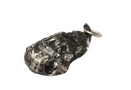 Sterling Silver Oyster Shell Charm Dangle