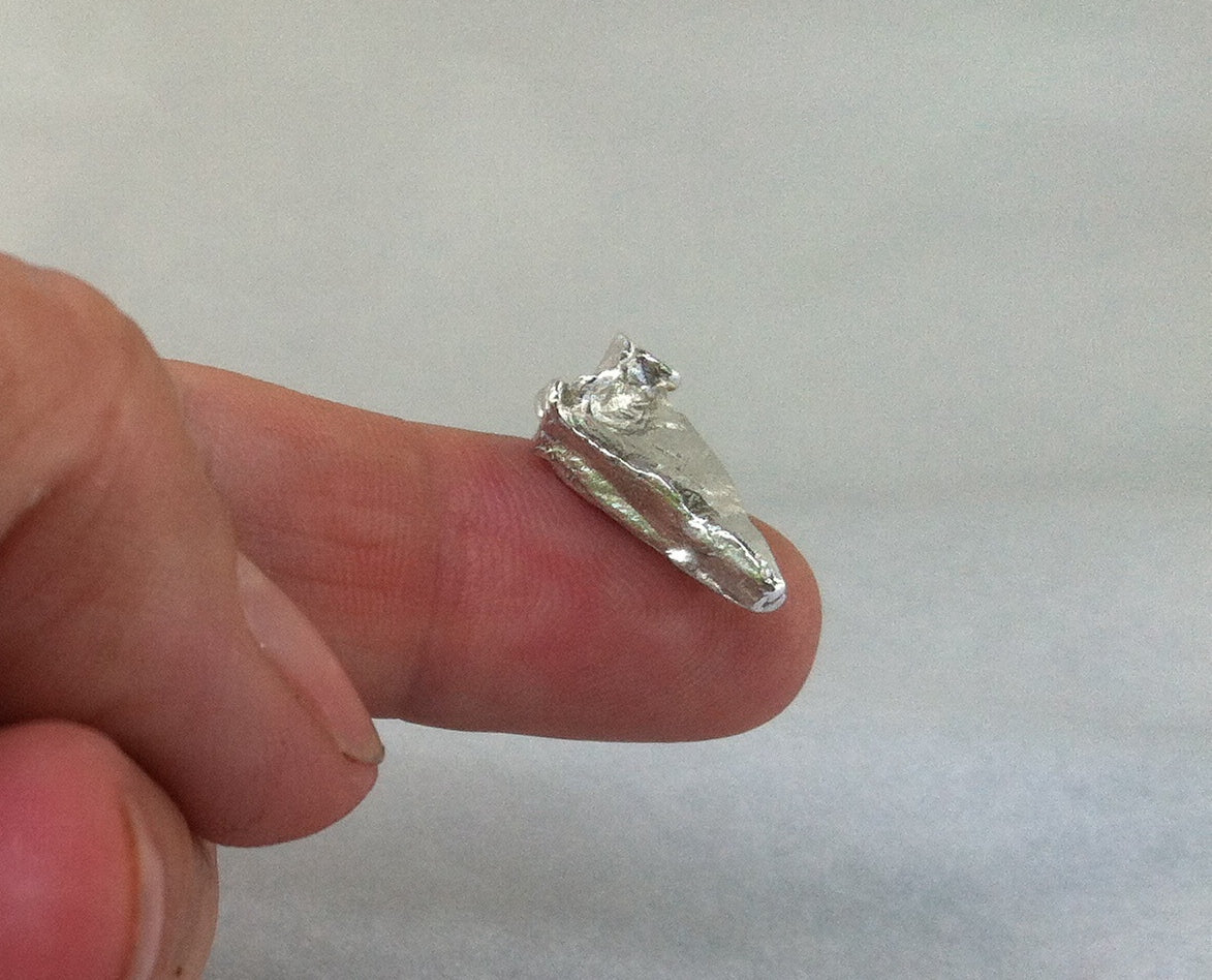 Slice of Pie Charm in Sterling Silver