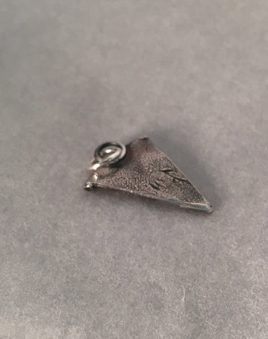 Sterling Silver Pizza Charm