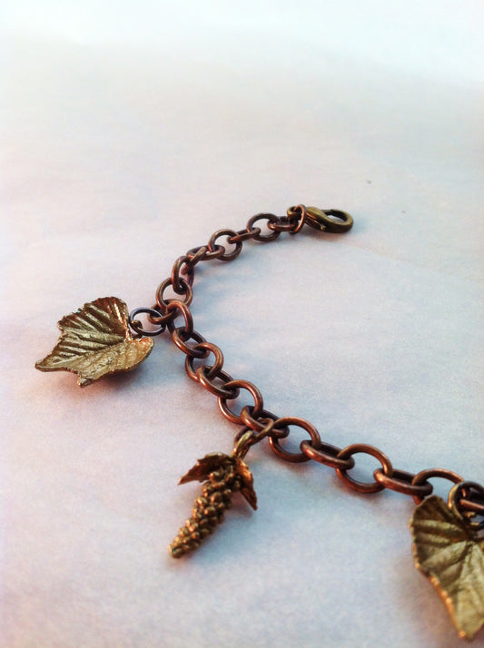 Wine Lover Charm Bracelet