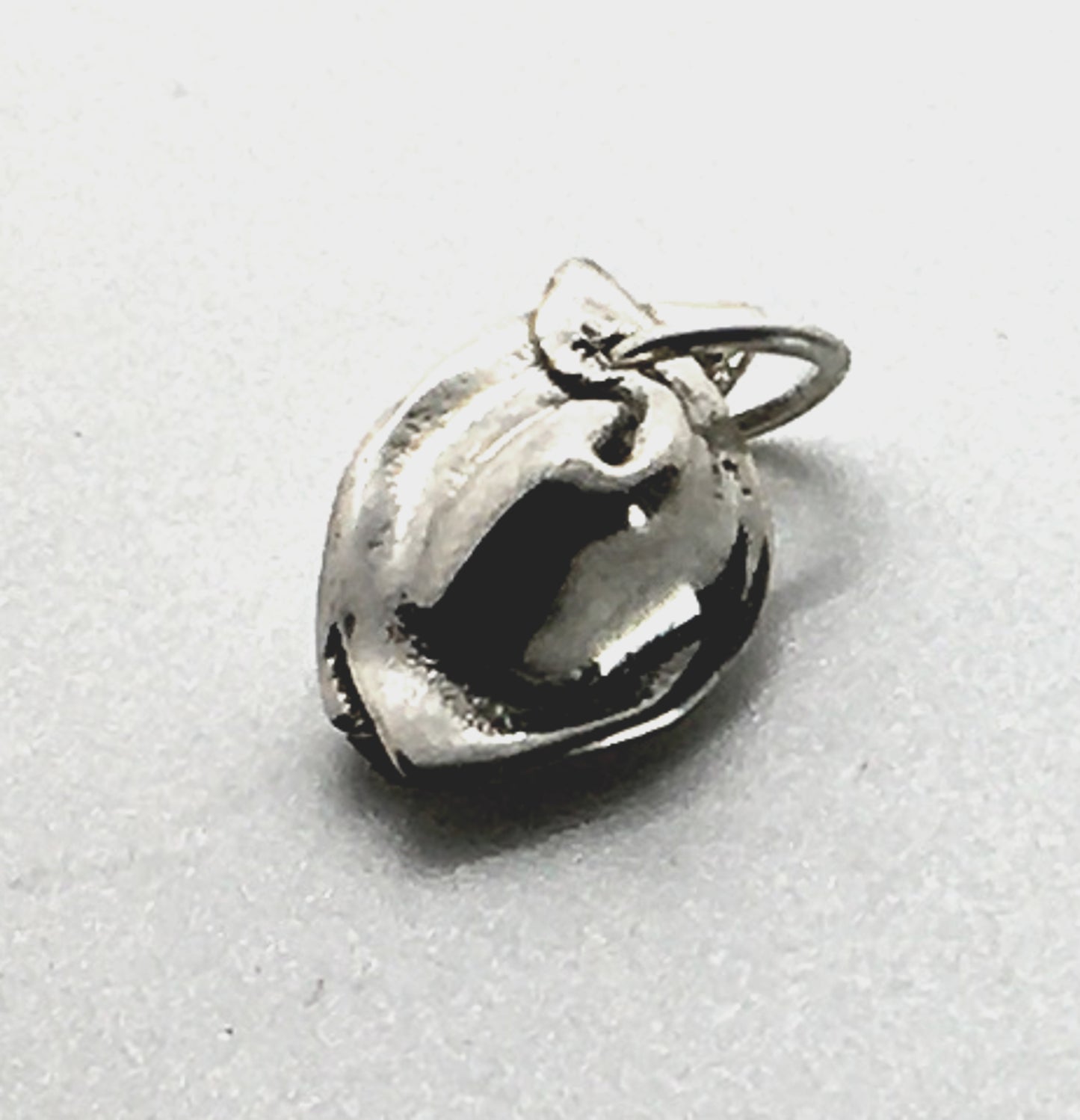 Chinese Wonton Dumpling Charm in Sterling Silver