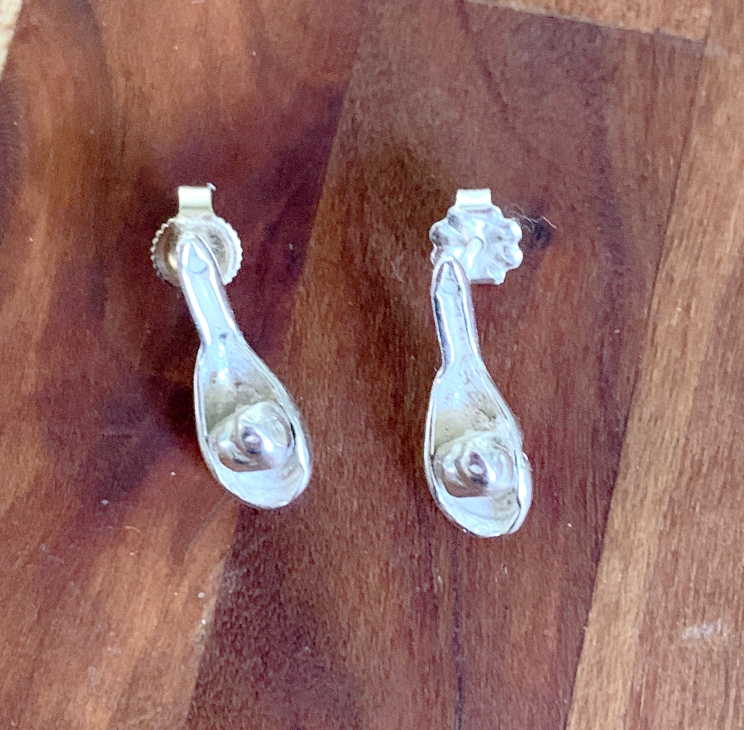 Soup Dumpling Post Earrings in Sterling Silver