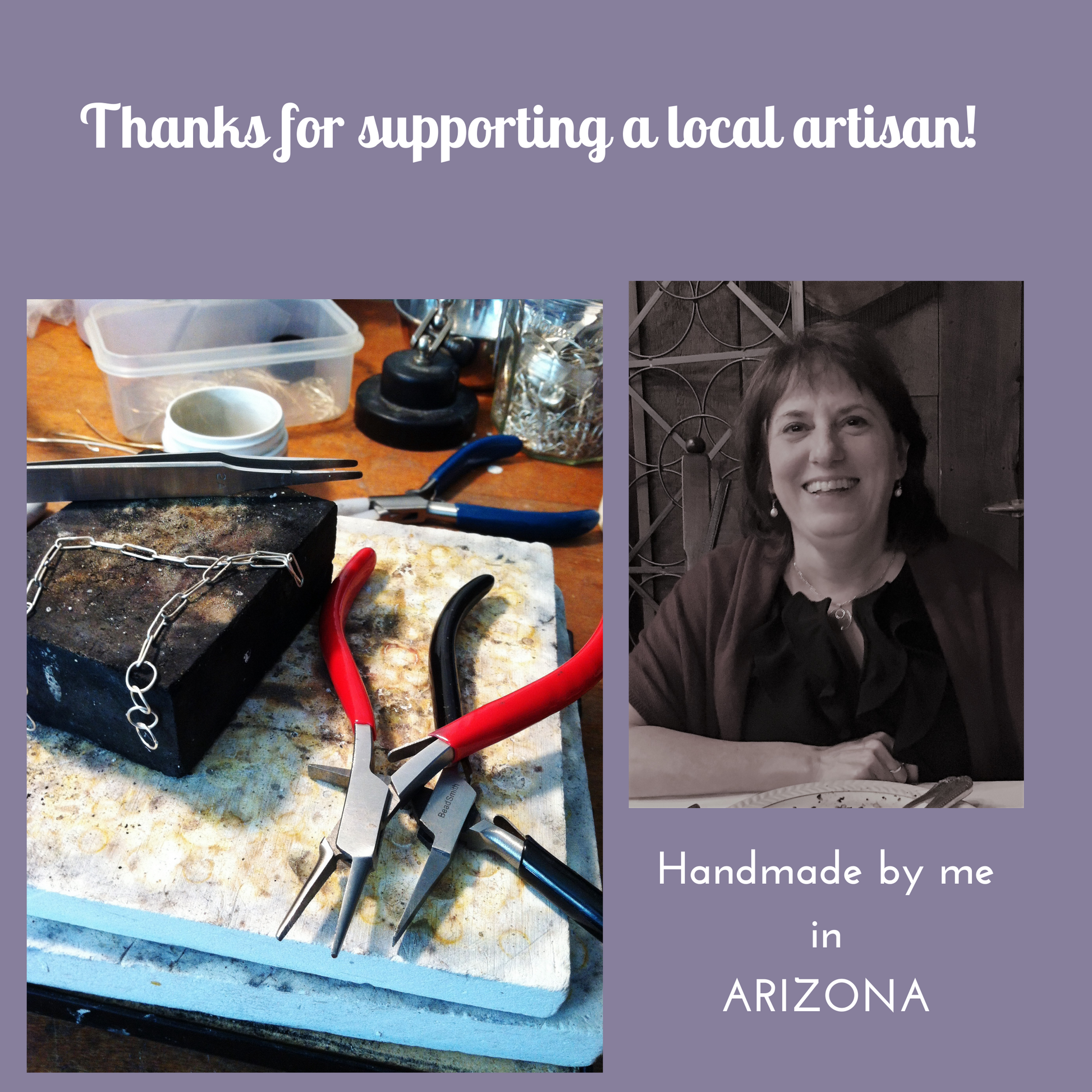 studio shot of chef melicia  - she thanks you!