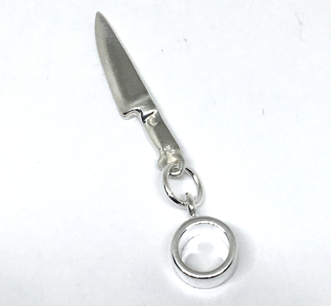 chefjewelry slider knife charm