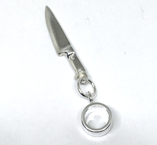 chefjewelry slider knife charm
