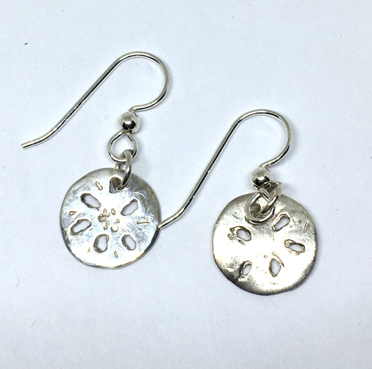 Lotus Root Earrings in Sterling Silver