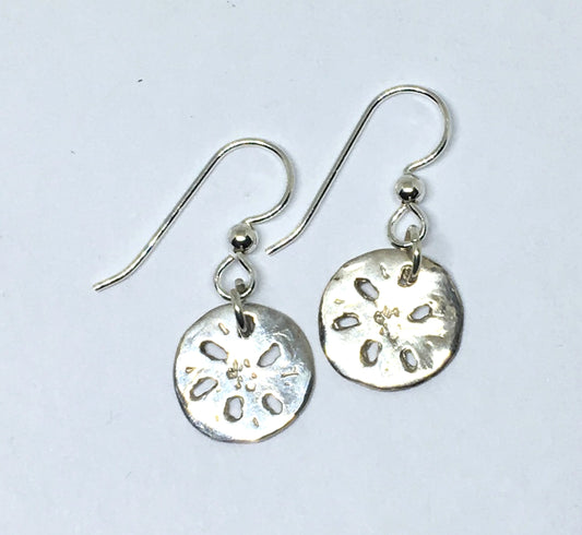 Lotus Root Earrings in Sterling Silver