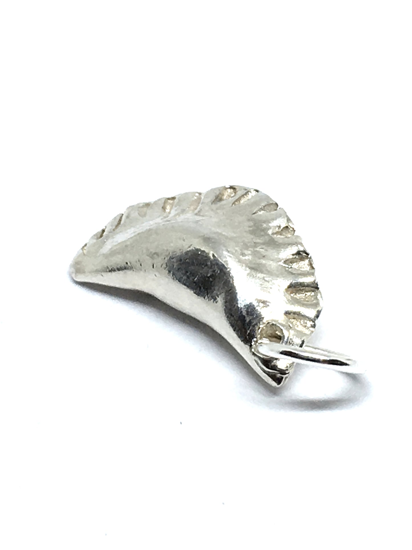 Pierogi Charm in Sterling Silver
