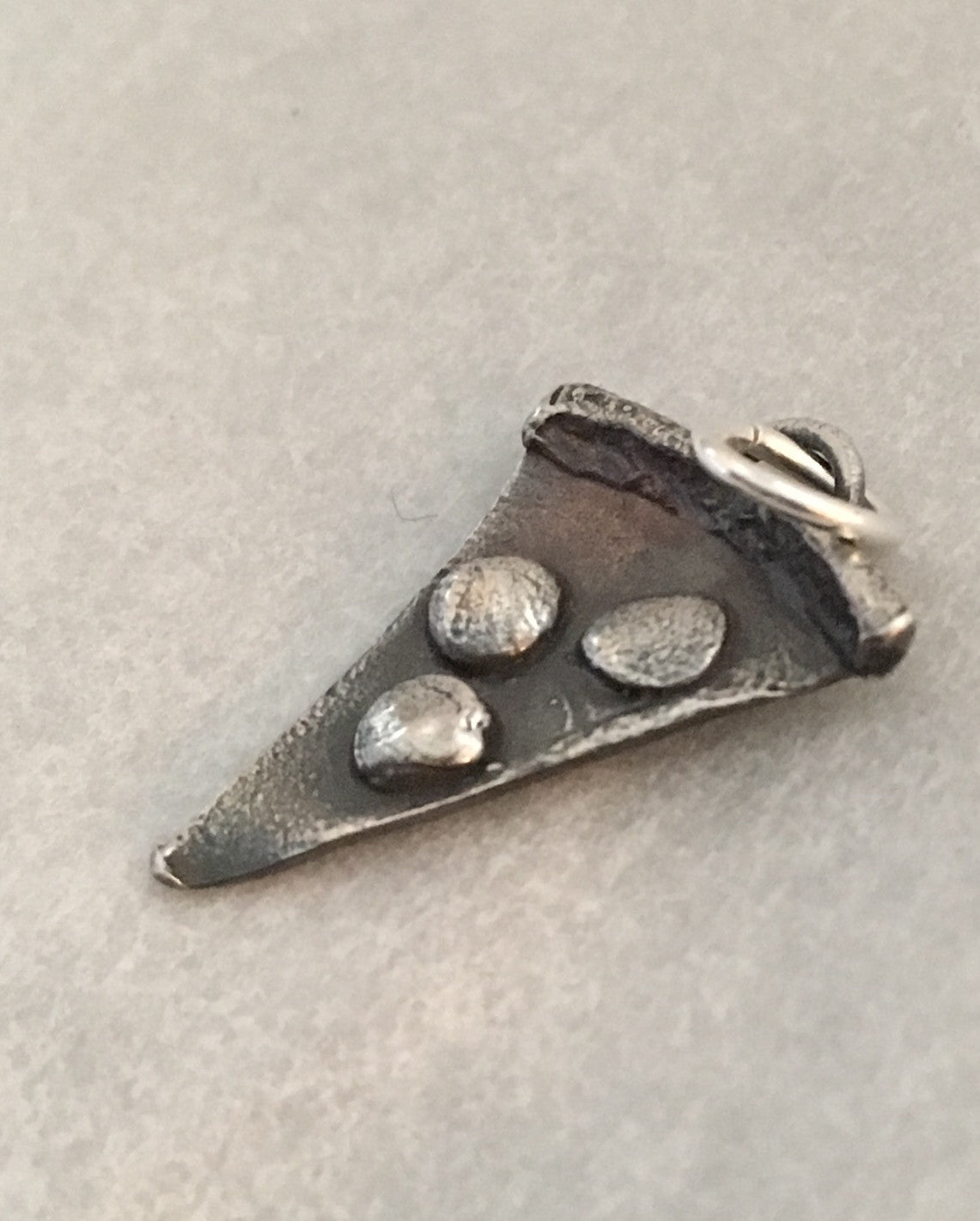Sterling Silver Pizza Charm